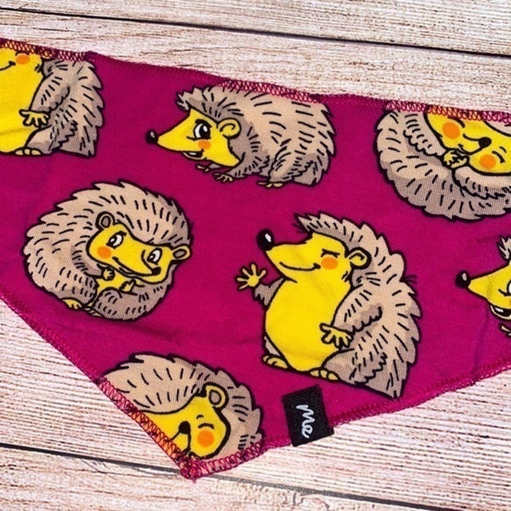 MeUndies Pink Hedgehog BuddyBand Dog Bandana XS/S